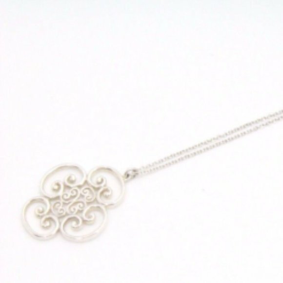 NEW, NEVER WORN!!! Tiffany & Co Silver Picasso Venezia Goldoni Necklace - 16" - Picture 2 of 4